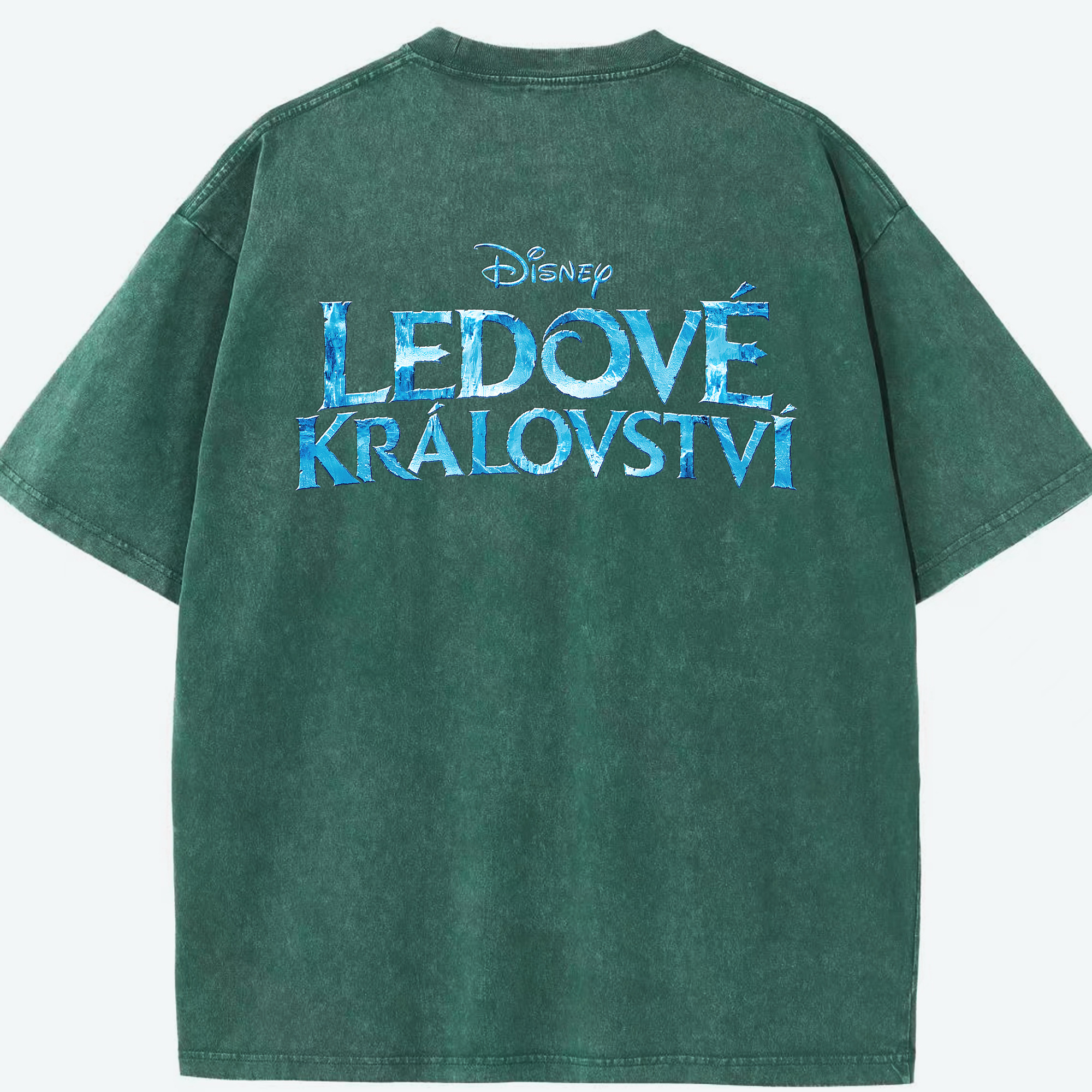 （画像用） アナと雪の女王 アンナ エルサ Frozen Anna Elsa 綿100% ヴィンテージ風 半袖Tシャツ（背面プリント）